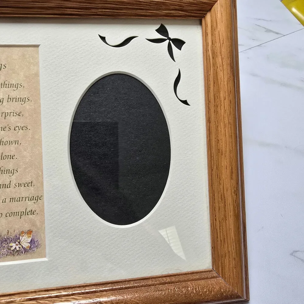 Vintage Poetry Picture Frame. Its the little things